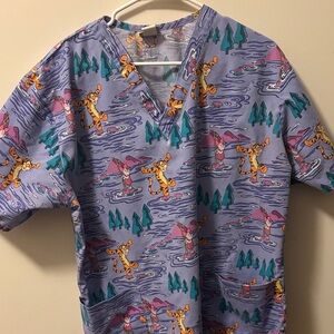 Winnie The Pooh Scrub Top